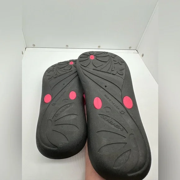 Okabashi Pink Flip Flops Sandals Women’s Size L - Picture 7 of 10